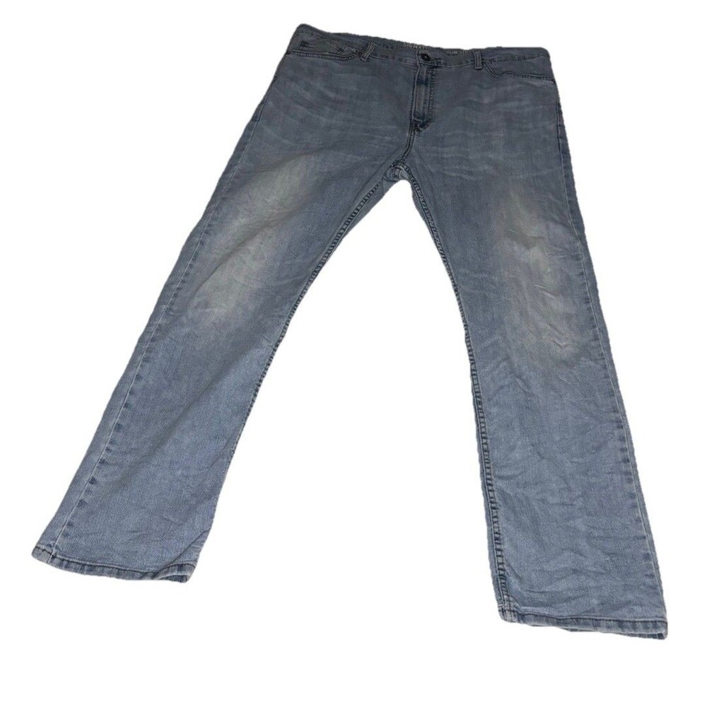 Signature by Levi Strauss Slim Straight Men 40x32 Light Wash Excellent Jeans